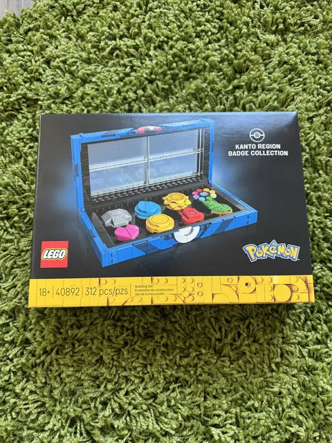 Lego 40892 Pokemon Kanto Region Badge Collection - Brand New Sealed - SHIPS NOW