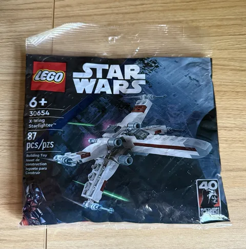 LEGO Star Wars X-Wing Starfighter 30654 Polybag 87pc 40th Anniv Age 6+