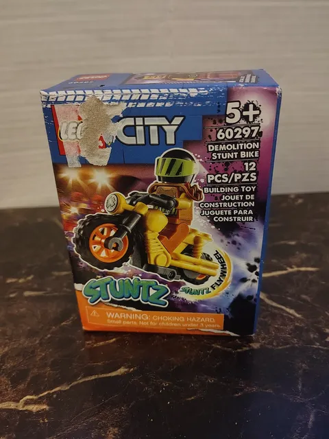 LEGO City Stuntz Demolition Bike Building Toy Set 60297 