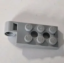 LEGO Parts - Light Bluish Gray Hinge Plate 2 x 4 2 Holes Top - No 43045