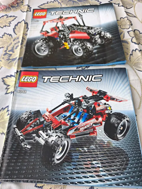 LEGO instructions Technic 8048 buggy booklet ill. 2010 DE/EN/FR/NL