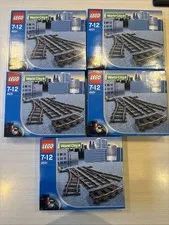 New Lego 4531 9 Volt Train Switch Track Sealed Boxes Lot Of 5