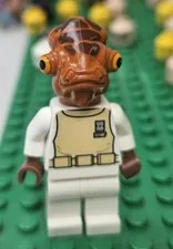 Lego Star Wars Admiral Ackbar Minifigure 75003 7754 - SW0247