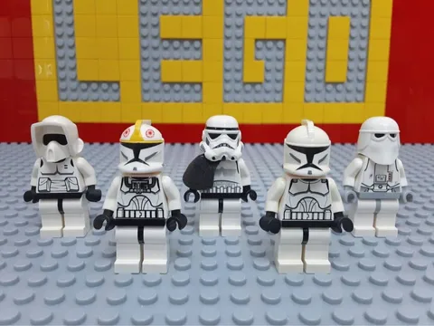 LEGO Star Wars Mini Figures Troopers Five Types Set Clone Storm Scout