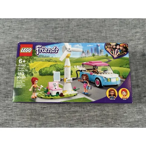 LEGO Friends Olivia's Electric Car 41443 Building Toy 183 Pieces Olivia Mia NIB