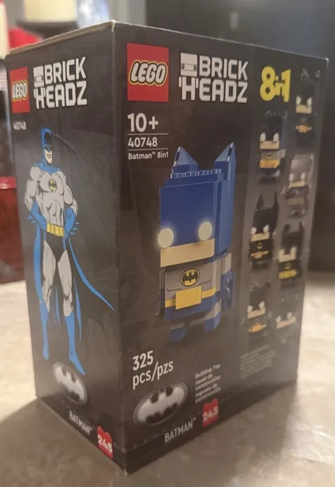 LEGO BRICKHEADZ 40748 BATMAN 8in1 New And Sealed