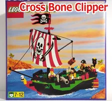 LEGO 6250 Cross Bone Clipper Pirates 1997 New Sealed