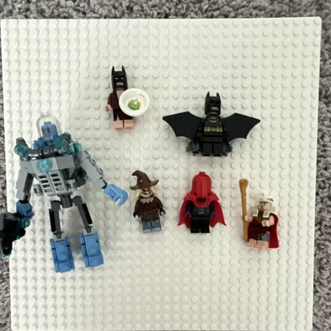 LEGO Minifigure Lot Batman Movie MiniFigures w/ Accessories, Plastic Minifigure
