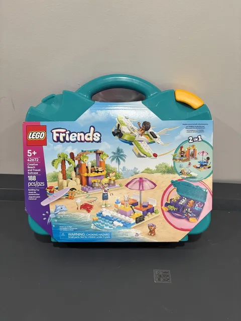 LEGO Friends 42672 2-in-1 Beach Adventure Building Set, 188 Pieces