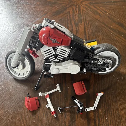 LEGO CREATOR: Harley-Davidson Fat Boy (10269) Incomplete | As-is