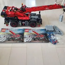 LEGO Technic Rough Terrain Crane 42082 In 2018 Used Retired Comp W/Manuals