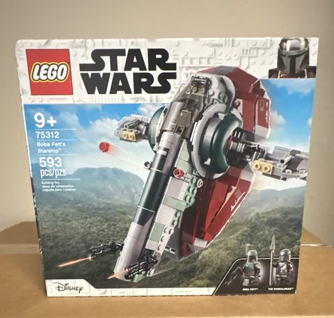 LEGO Boba Fett's Starship 75312 Star Wars Complete Set 593pcs Age 9+
