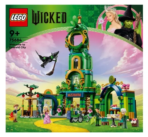LEGO Wicked 75684 Welcome to Emerald City 945 Pieces Building Set