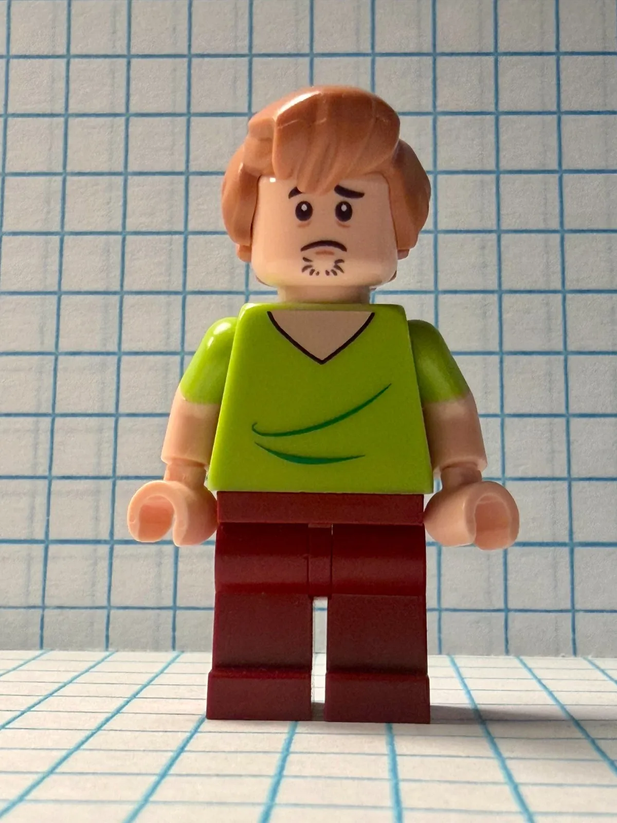 SHAGGY ROGERS LEGO MINIFIG 👀 Scooby-Doo Mystery Machine Minifigure SCD001 7590