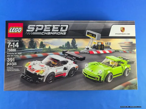 New Lego #75888 Speed Champions: Porsche 911 RSR and 911 Turbo 3.0 Retired