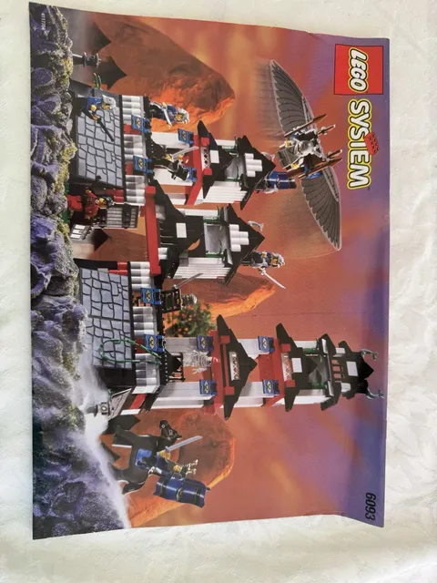 LEGO 6093 System Illustrated Instruction Manual English Booklet 1998