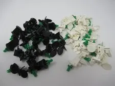 LEGO Lot of 44 Soccer Minifigure Stands Mounts w/ Spring Football 30488 Working