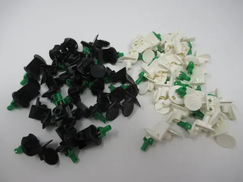 LEGO Lot of 44 Soccer Minifigure Stands Mounts w/ Spring Football 30488 Working