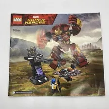 Lego Marvel Super Heroes Instruction Book # 76104 Hulkbuster - Manual Only