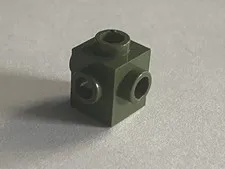 LEGO Dark Olive Green 4733, Q-Element, Error Color, RARE HTF