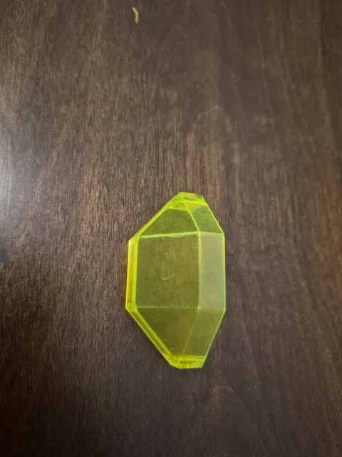 Lego 2154 Robo Master Parts: 3x3x6 Trans-Neon Green Panel. # 2468 In BrickLink.