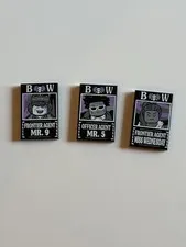 New Lego Collectible Dossier One Piece Lot (3 Pieces Total)