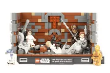 LEGO Star Wars: Death Star Trash Compactor Diorama 75339 - Complete With Figures