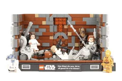 LEGO Star Wars: Death Star Trash Compactor Diorama 75339 - Complete With Figures