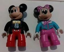LEGO DUPLO Disney Mickey and Minnie Mouse  Figures Sold Together 