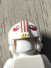 LEGO x164pb04 Star Wars Rebel Pilot Helmet Red Alliance Symbol