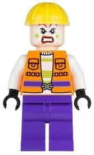 LEGO® Minifigure Super Heroes sh0093 Jokers Goon Construction Outfit Orange Jack