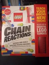 Lego Chain Reactions  Book and Lego Element Pieces  Teach Your Bricks New Tricks