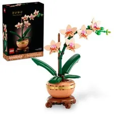 LEGO Botanicals Mini Orchid Building Set - Artificial, Fake Multicolor
