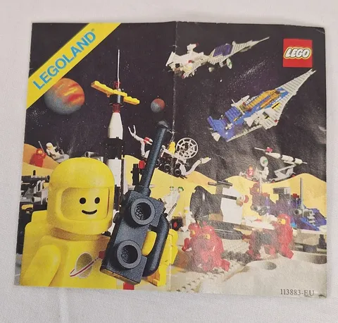Lego Sortiment 1982 Werbung Broschüre Prospekt Katalog Space Faltblatt 9x10 cm