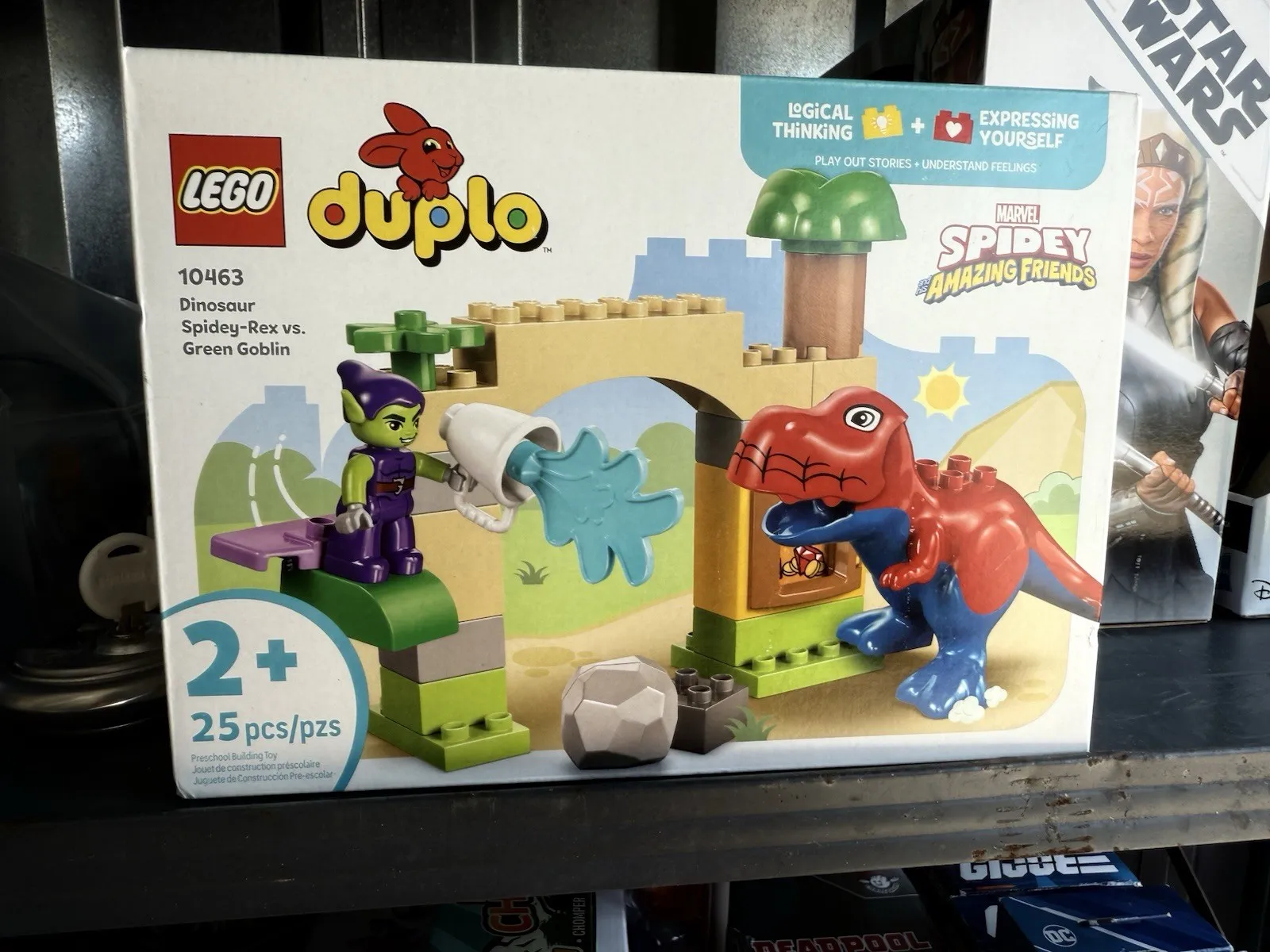 LEGO DUPLO # 10463 DINOSAUR SPIDEY-REX VS GREEN GOBLIN (25 PCS) NIB