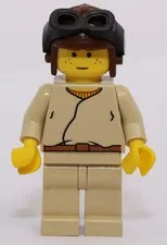 LEGO Star Wars Anakin Skywalker (aviator cap) Minifigure From Set 7141 sw007