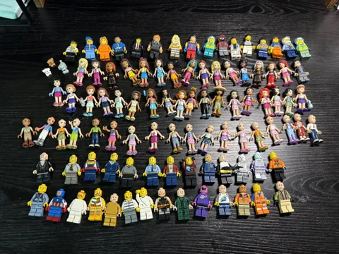 LEGO Minifigures Assorted Mixed Lot of 98 Bundle - Minifigure Figures 