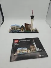 LEGO Architecture Las Vegas (21047) - Retired Manual And Set Complete No Box See