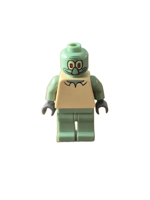 Lego Squidward Minifigure SpongeBob SquarePants bob003 - 3825 3827 Retired