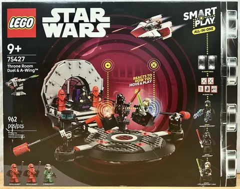 Lego Star Wars Throne Room Duel & A-Wing 75427 Smart Play Building Toy BRAND NEW