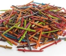 Lego Ninjago Assortment of Colored Katana Sword Lot (count of 50)