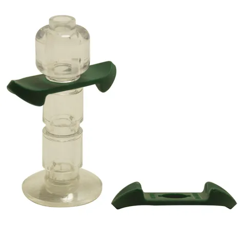 2x LEGO Minifigure Shoulder Armor Pointed Ends Dark Green Minifig Accessory