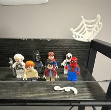 LEGO Minifigure Lot Batman Spider-Man Venom Assorted Characters w/ Accessories
