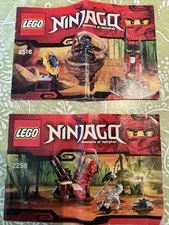 2-LEGO  Ninjago Instruction Manuals ONLY -2516,2258 No Blocks 2011