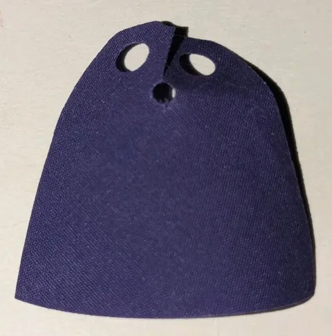 Lego DARK PURPLE Minifigure Cape Cloth Standard Traditional Starched Fabric 522