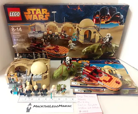 Lego Star Wars 75052 Mos Eisley Cantina Complete w/ Box & Instructions Dewback