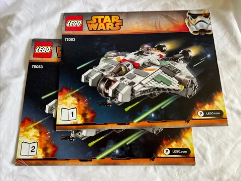 Lego Star Wars Rebels The Ghost Instruction Manuals for Set 75053 (No Bricks)