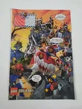 Rare Advertising Flyer Advertising Sheet Lego Castle Knights 6090 6078 6082 6036 1996