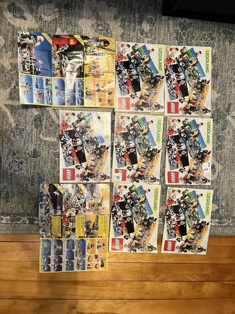 LEGO - Lot of 7 Vintage Catalogs 1980s 1990s