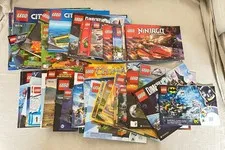 60 Lego - Instruction Manuals Only ~ Assorted / Mixed Booklets